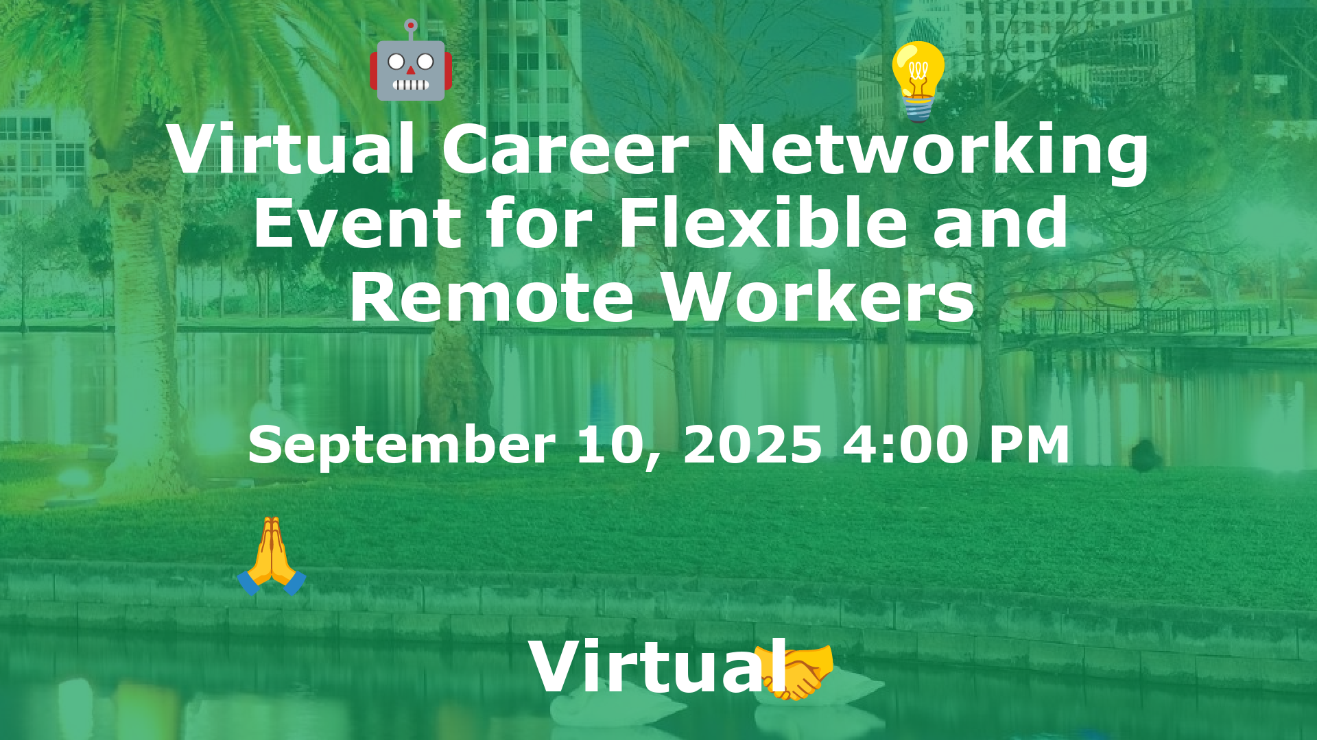 Virtual Career Networking Event for Flexible and Remote Workers event image